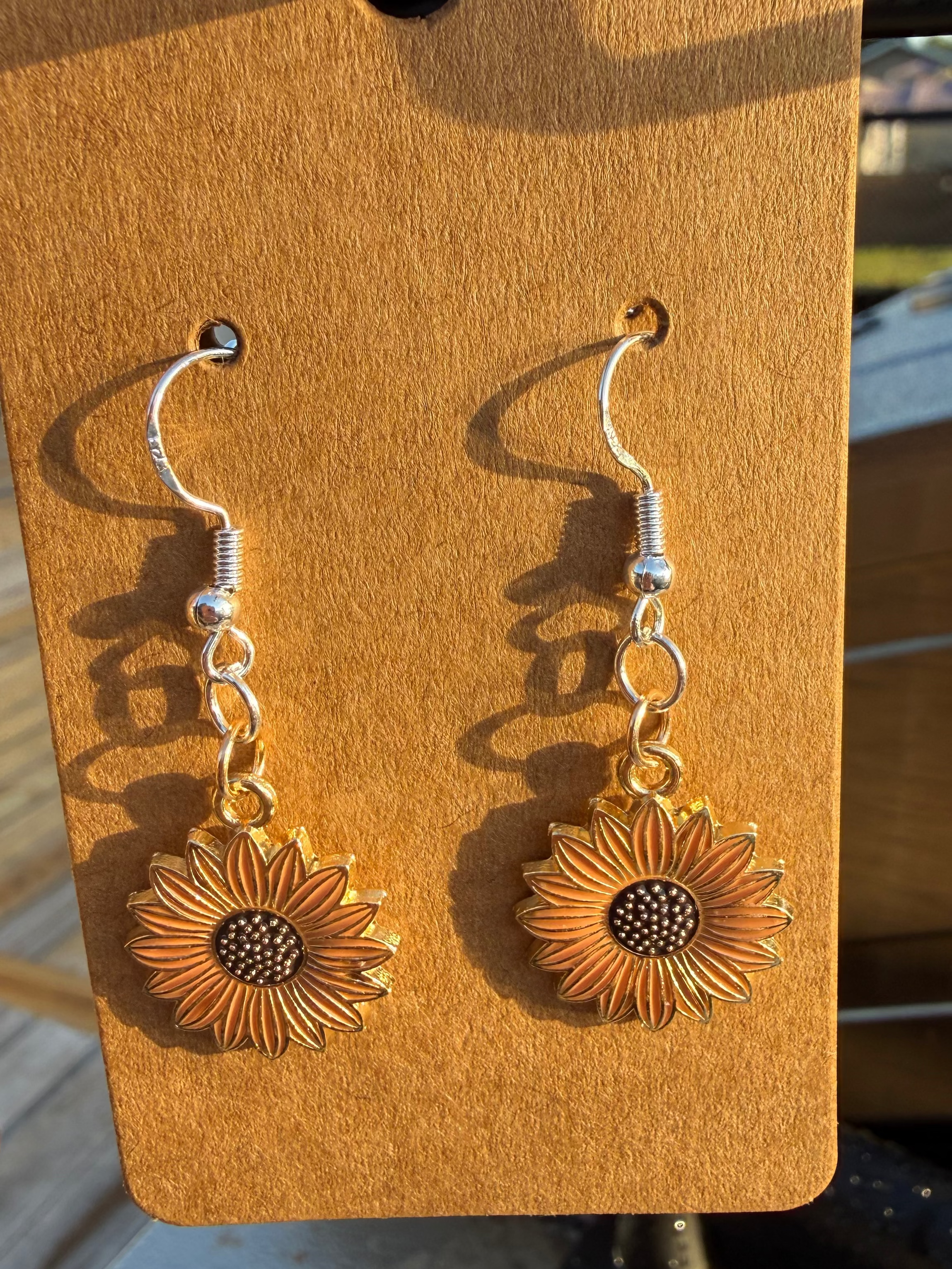 Sunflower Earring | Silver 1