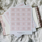 Bible Tabs | Matte, Flexible, Blush Color - Fairway Faith Apparel Co
