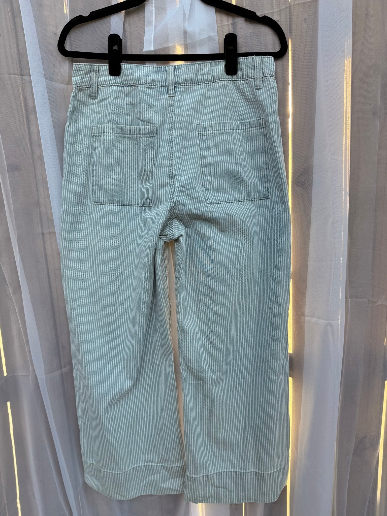 Striped Wide Leg Denim | High-Rise - Fairway Faith Apparel Co